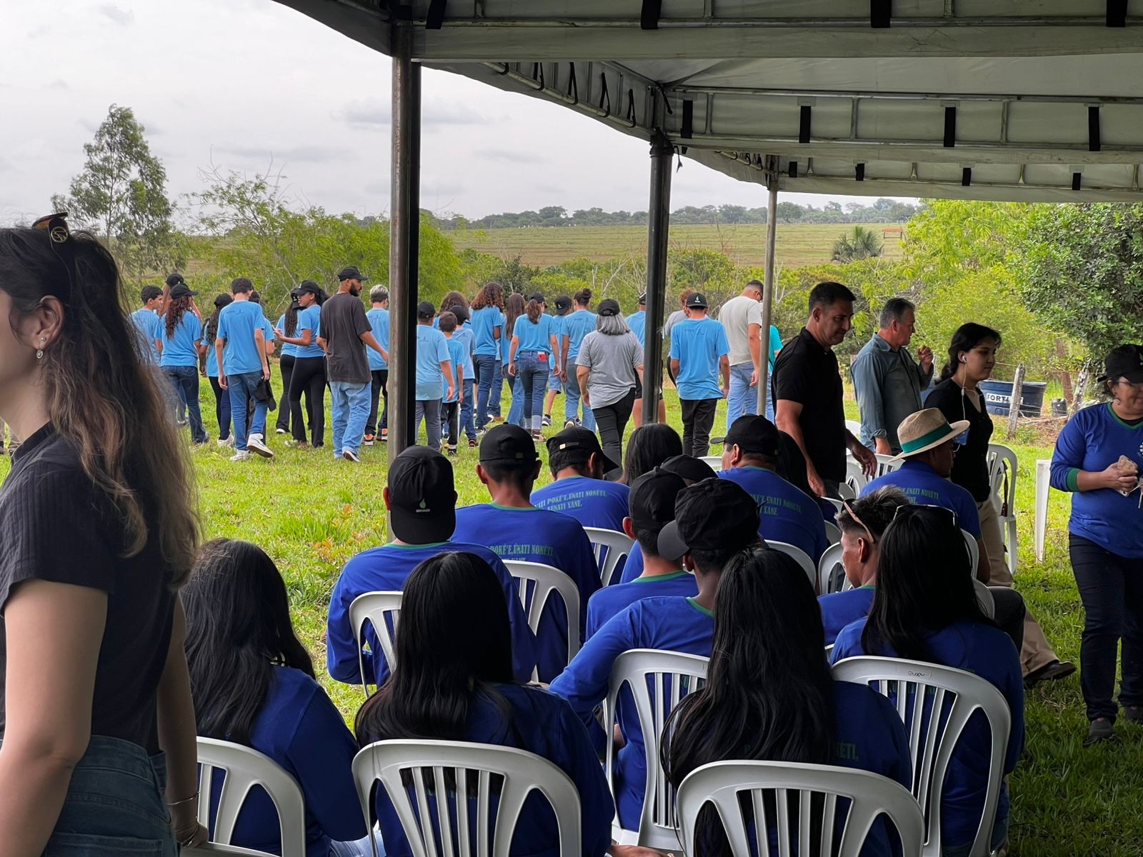 Foto Alunos participam do início do plantio de mudas do ciclo 24/25 na APA do Guariroba