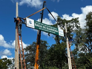 Foto ARCP finaliza instalação de portais informativos na APA do Guariroba